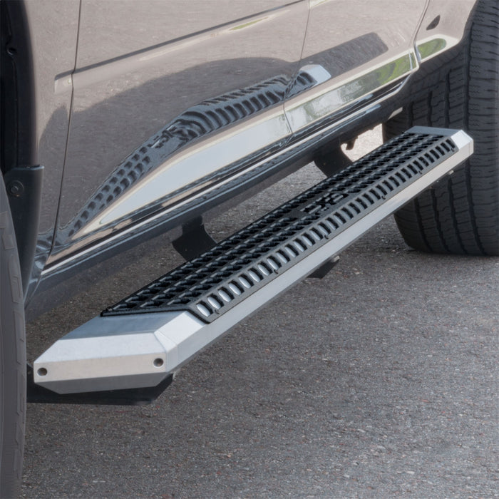 ARIES 2555005 AdvantEDGE 5-1/2in. x 75in. Chrome Aluminum Side Bars; Select Dodge; Ram 1500 - Truck Part Superstore