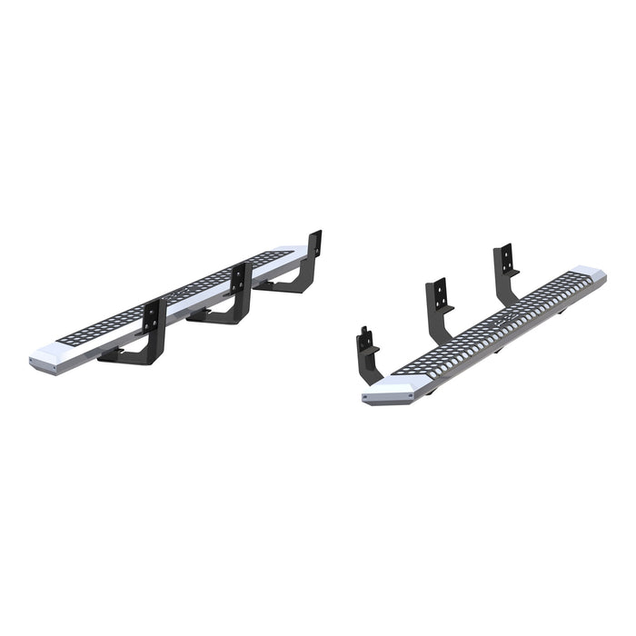 ARIES 2555006 AdvantEDGE 5-1/2in. x 85in. Chrome Aluminum Side Bars; Select Ram 1500 to 5500 - Truck Part Superstore