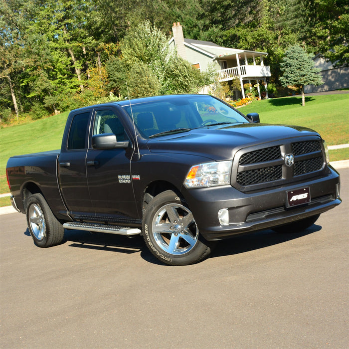 ARIES 2555006 AdvantEDGE 5-1/2in. x 85in. Chrome Aluminum Side Bars; Select Ram 1500 to 5500 - Truck Part Superstore