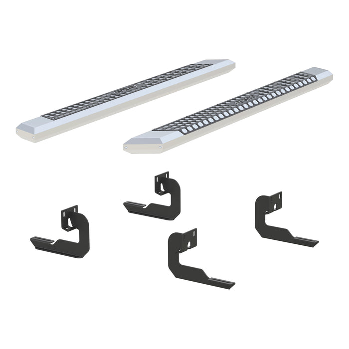 ARIES 2555008 AdvantEDGE 5-1/2in. x 75in. Chrome Aluminum Side Bars; Select Ford F-150 - Truck Part Superstore