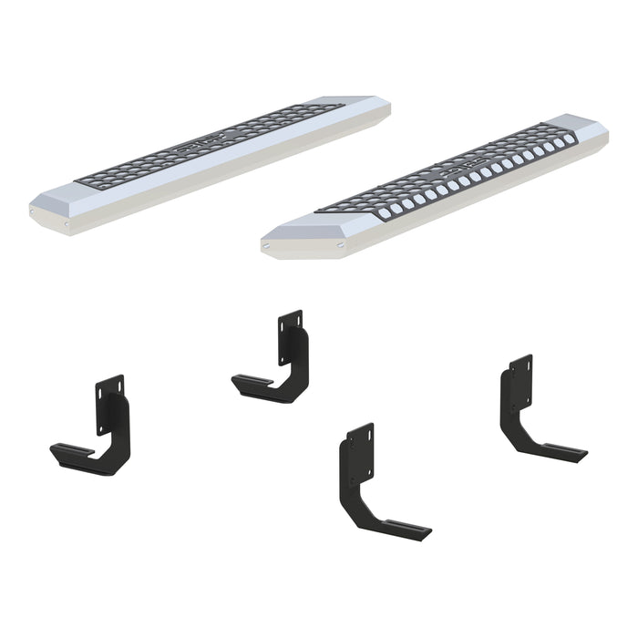 ARIES 2555013 AdvantEDGE 5-1/2in. x 53in. Chrome Aluminum Side Bars; Select Ford F-250; F-350 - Truck Part Superstore