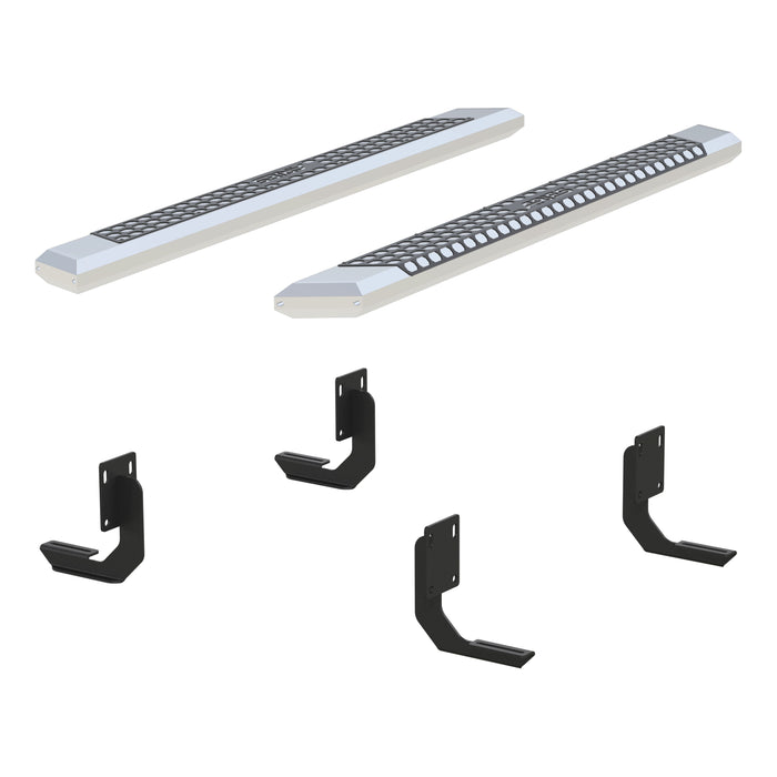 ARIES 2555014 AdvantEDGE 5-1/2in. x 75in. Chrome Aluminum Side Bars; Select Ford F-250; F-350 - Truck Part Superstore
