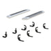 ARIES 2555020 AdvantEDGE 5-1/2in. x 53in. Chrome Aluminum Side Bars; Select Silverado; Sierra - Truck Part Superstore