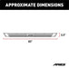 ARIES 2555030 AdvantEDGE 5-1/2in. x 85in. Chrome Aluminum Side Bars; Select Honda Ridgeline - Truck Part Superstore