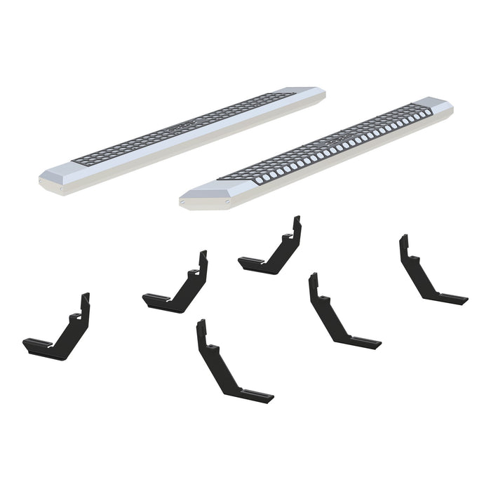 ARIES 2555043 AdvantEDGE 5-1/2in. x 75in. Chrome Aluminum Side Bars; Select Colorado; Canyon - Truck Part Superstore