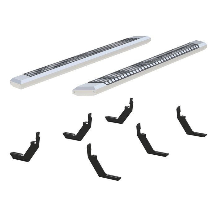 ARIES 2555044 AdvantEDGE 5-1/2in. x 85in. Chrome Aluminum Side Bars; Select Colorado; Canyon - Truck Part Superstore