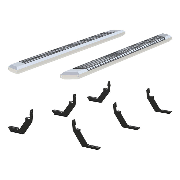 ARIES 2555044 AdvantEDGE 5-1/2in. x 85in. Chrome Aluminum Side Bars; Select Colorado; Canyon - Truck Part Superstore