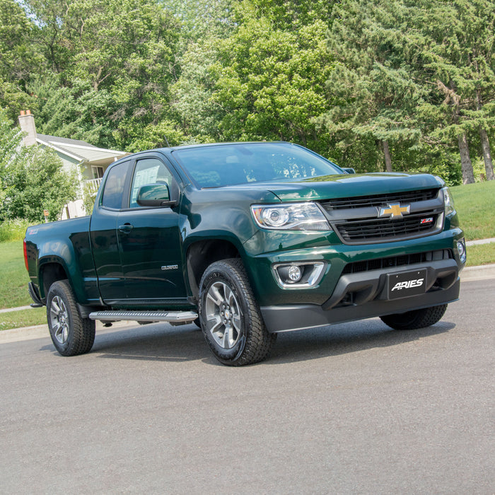 ARIES 2555044 AdvantEDGE 5-1/2in. x 85in. Chrome Aluminum Side Bars; Select Colorado; Canyon - Truck Part Superstore