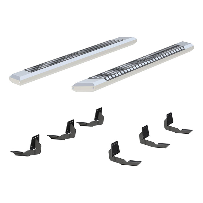 ARIES 2555050 AdvantEDGE 5-1/2in. x 75in. Chrome Aluminum Side Bars; Select Ram 1500 - Truck Part Superstore