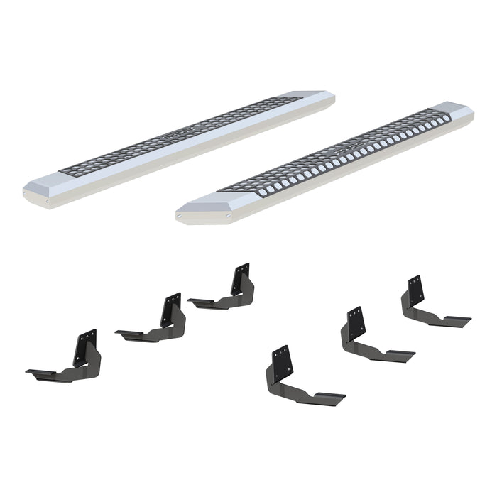 ARIES 2555050 AdvantEDGE 5-1/2in. x 75in. Chrome Aluminum Side Bars; Select Ram 1500 - Truck Part Superstore