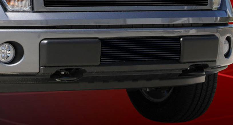 T-Rex Grilles 25569B Billet Series Bumper Grille; Horizontal; Aluminum; Black; 1 Pc; Bolt-On; - Truck Part Superstore