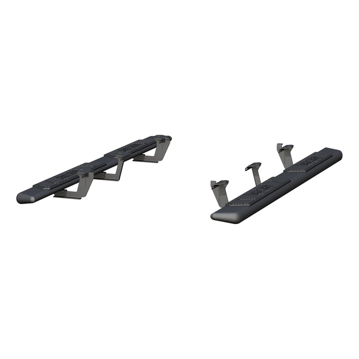 ARIES 2558053 AscentStep 5-1/2in. x 75in. Black Steel Running Boards; Select Dodge Durango - Truck Part Superstore