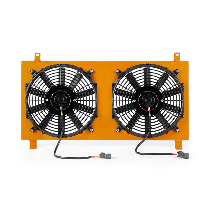 Mishimoto MMFS-RSX-02GD Aluminum Fan Shroud Kit, fits Acura RSX 2002-2006, Gold - Truck Part Superstore