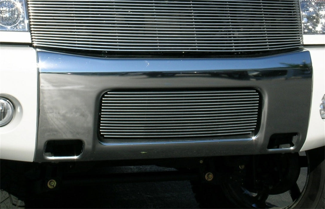 T-Rex Grilles 25780 Billet Series Bumper Grille; Horizontal; Aluminum; Polished; 1 Pc; Bolt-On; - Truck Part Superstore