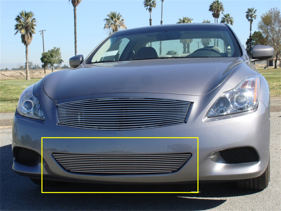 T-Rex Grilles 25810 Billet Series Bumper Grille; Horizontal; Aluminum; Polished; 1 Pc; Overlay; - Truck Part Superstore