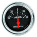 AutoMeter 2586 GAUGE; AMMETER; 2 1/16in.; 60A; ELECTRIC; TRADITIONAL CHROME - Truck Part Superstore