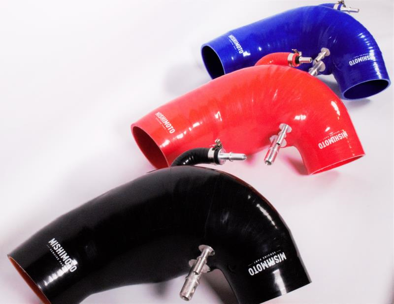 Mishimoto MMHOSE-MUS8-15IHRD Silicone Induction Hose, fits Ford Mustang GT 2015-2017 - Truck Part Superstore