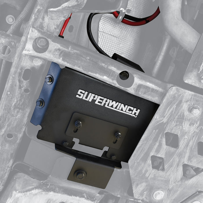 Superwinch 2593 Auxiliary Battery Mount; Black/Red; - Truck Part Superstore