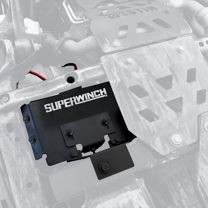Superwinch 2593 Auxiliary Battery Mount; Black/Red; - Truck Part Superstore
