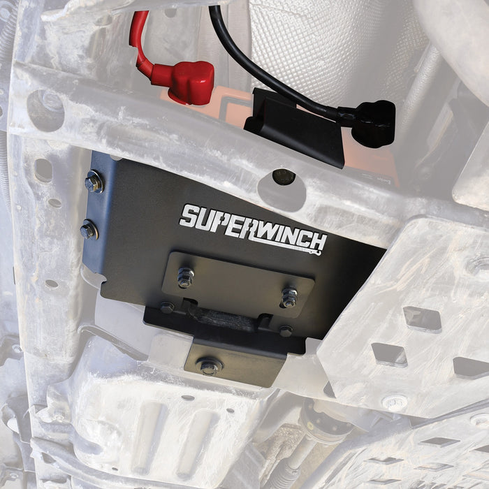 Superwinch 2593 Auxiliary Battery Mount; Black/Red; - Truck Part Superstore