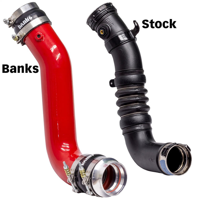 Banks Power 25999 Boost Tube Upgrade Kit; 3.5 in.; Red Powder Coated; Set; - Truck Part Superstore