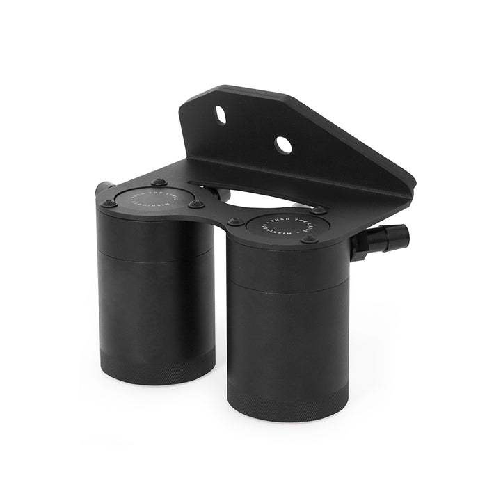 Mishimoto MMBCC-F27T-18SBE Baffled Oil Catch Can Kit, Fits Ford F-150 2.7L EcoBoost 2018-2020 - Truck Part Superstore