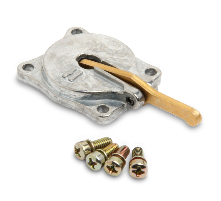 Holley 26-139SA Accelerator Pump Cover; 30cc Aluminum w/Gold Screws; Shiny; - Truck Part Superstore