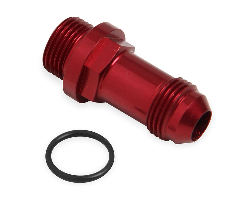 Holley 26-164-2 Fuel Inlet Fitting; Long -6AN; Red; - Truck Part Superstore
