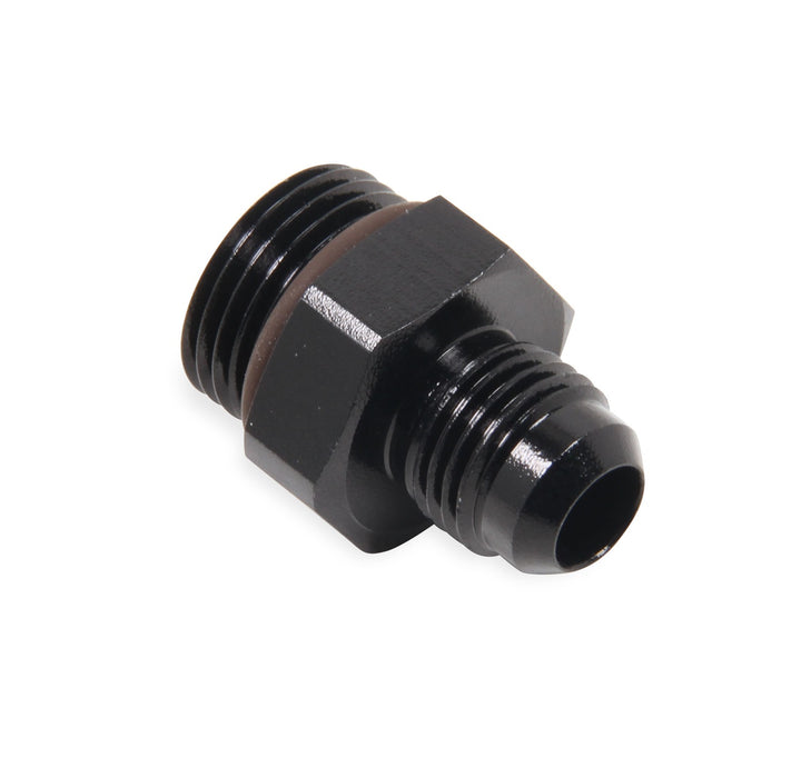 Holley 26-157 Fuel Line Adapter; -6AN To -8AN O-Ring; Black Finish; - Truck Part Superstore