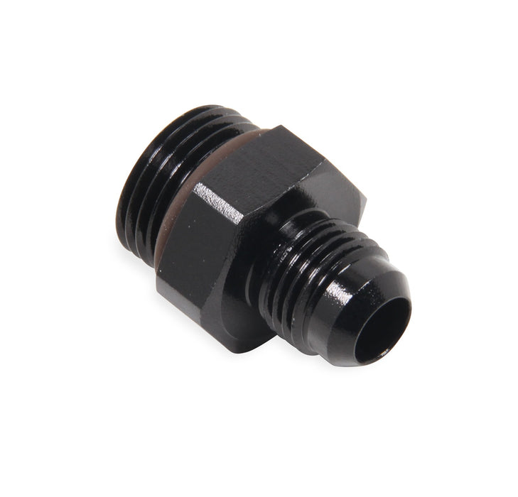 Holley 26-157 Fuel Line Adapter; -6AN To -8AN O-Ring; Black Finish; - Truck Part Superstore
