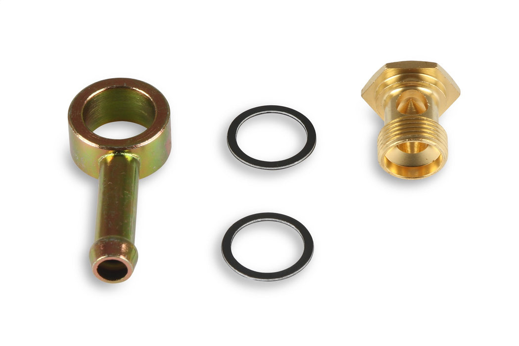 Holley 26-25 Swivel Fitting; Hose 5/16 in.; Thread 9/16 in. -24AN; - Truck Part Superstore