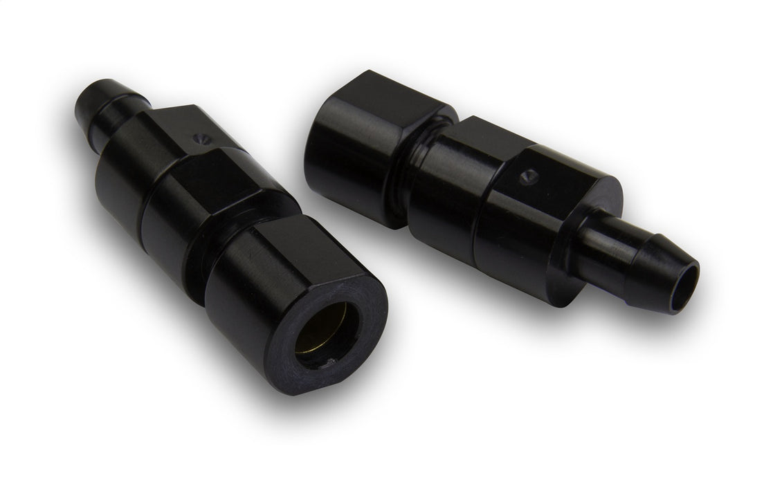 Holley 26-343 Fuel Bowl Vent Tube; Spill Reduction Valves; w/Hose Barb; Black; - Truck Part Superstore