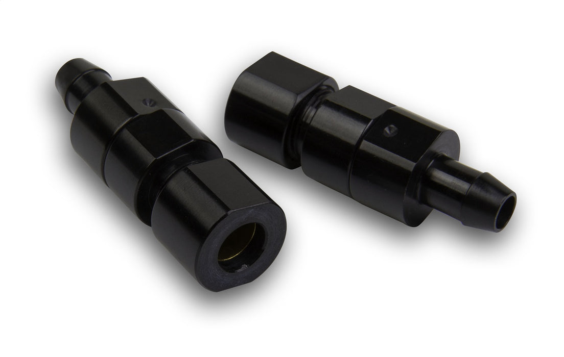 Holley 26-343 Fuel Bowl Vent Tube; Spill Reduction Valves; w/Hose Barb; Black; - Truck Part Superstore