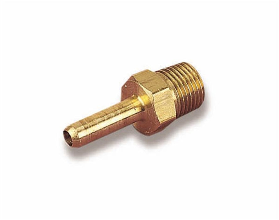 Holley 26-59 Spark Fitting; Metering Block 180 deg. Style; 1/8 in. NPT; - Truck Part Superstore