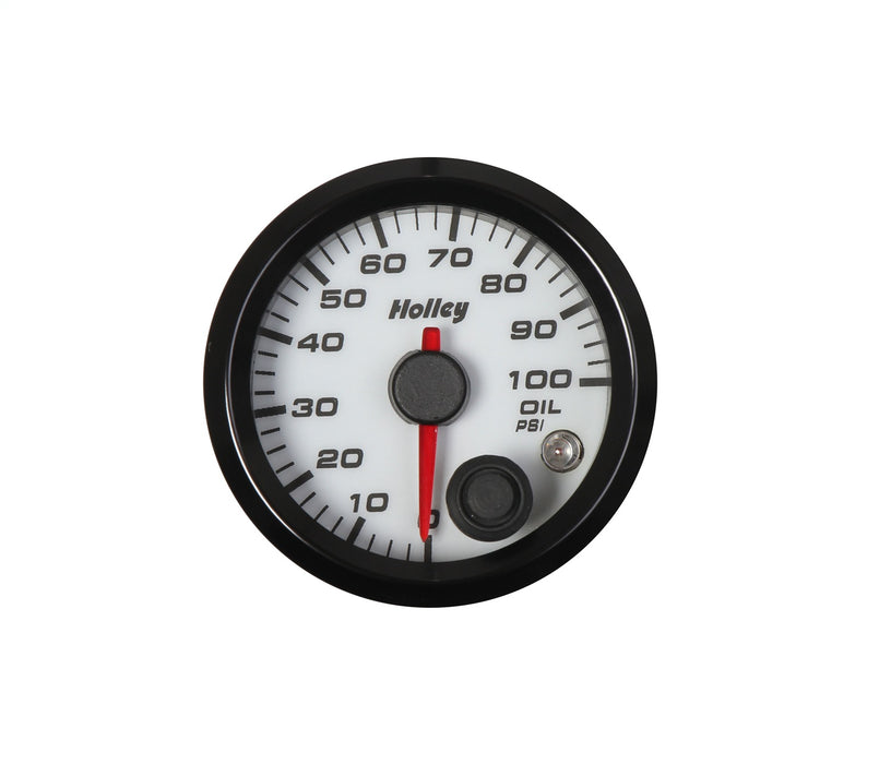 Holley 26-601W Analog Style Oil Pressure Gauge - Truck Part Superstore