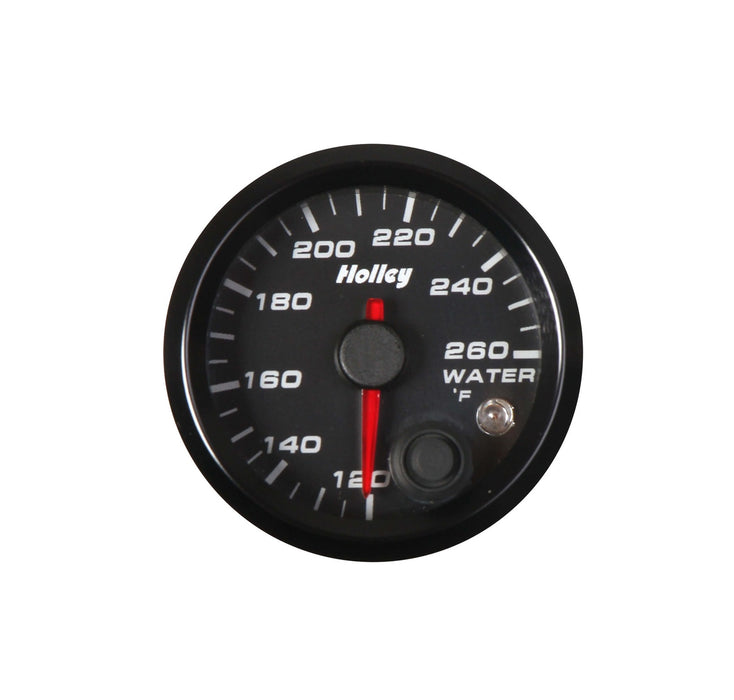Holley 26-602 Analog Style Water Temperature Gauge - Truck Part Superstore