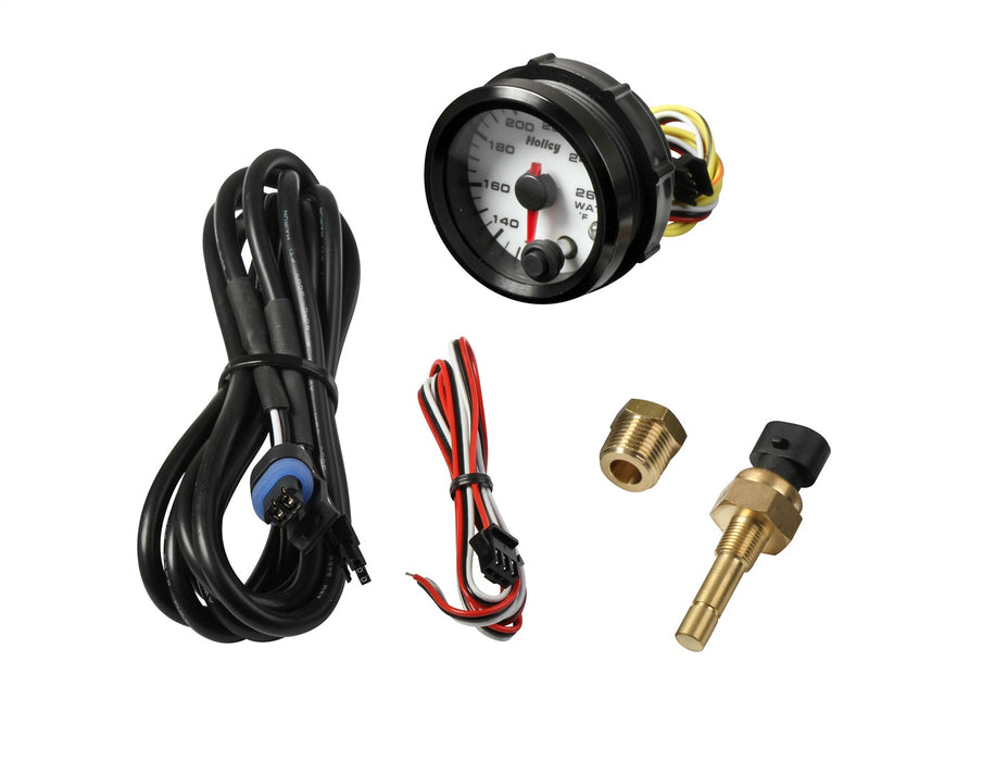 Holley 26-602W Analog Style Water Temperature Gauge - Truck Part Superstore