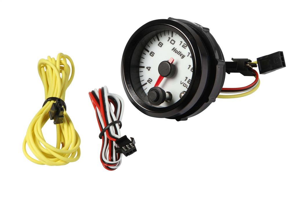 Holley 26-603W Analog Style Voltage Gauge - Truck Part Superstore