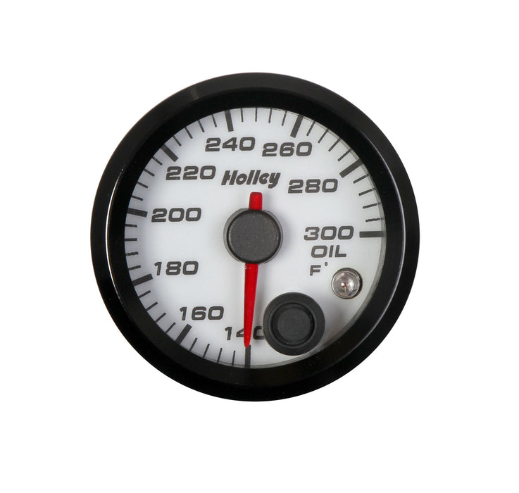 Holley 26-604W Analog Style Oil Temperature Gauge - Truck Part Superstore