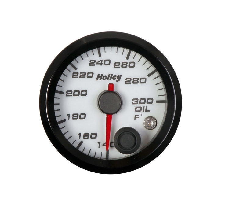 Holley 26-604W Analog Style Oil Temperature Gauge - Truck Part Superstore