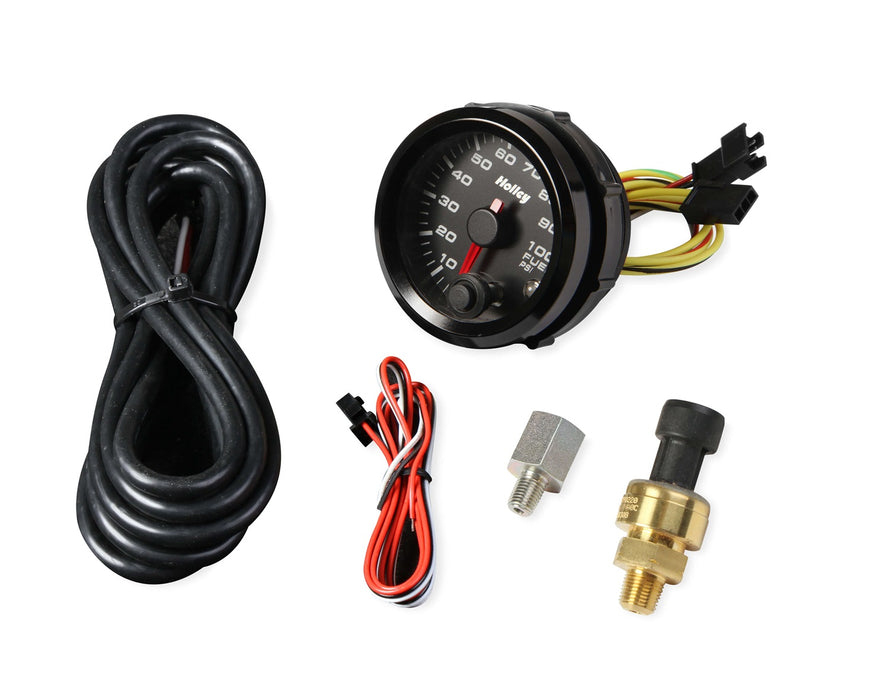 Holley 26-608 Analog Style Fuel Pressure Gauge - Truck Part Superstore