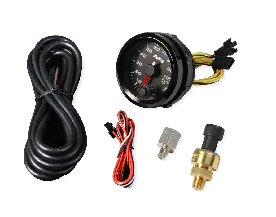 Holley 26-608 Analog Style Fuel Pressure Gauge - Truck Part Superstore
