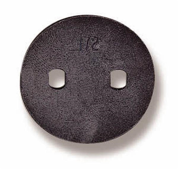 Holley 26-93 Carburetor Throttle Plate Kit; 1 7/16 in. Plate Dia.; 0.152 in. Hole Size; - Truck Part Superstore