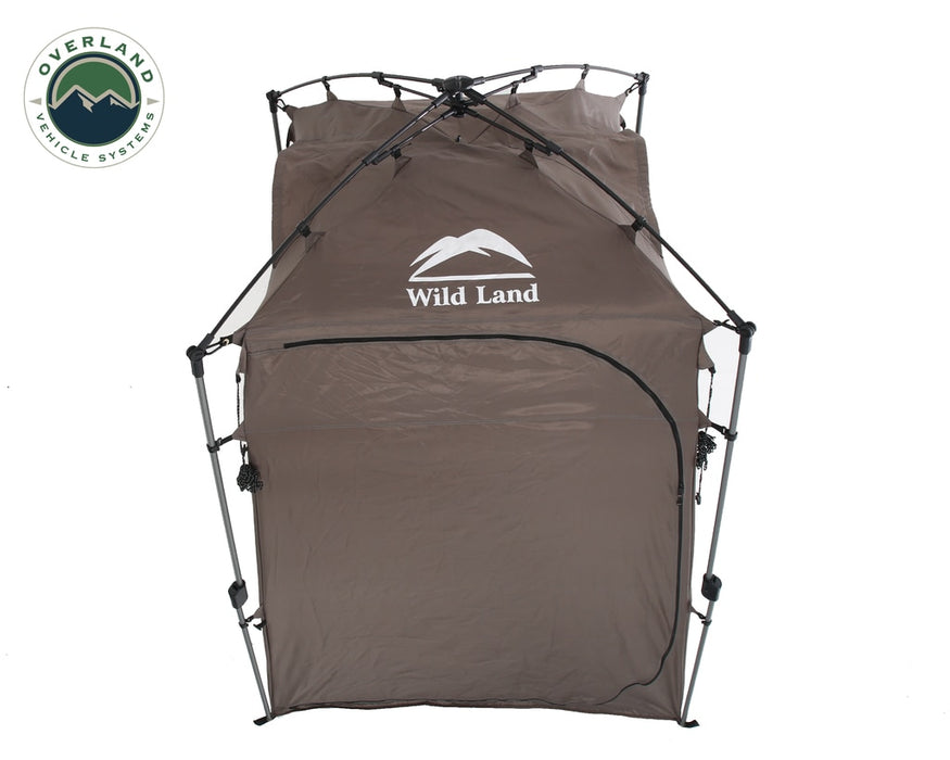 Overland Vehicle Systems 26019910 Portable Shower and Privacy Room Retractable Floor, Amenity Pouches 5x7 Foot Quick Set Up Overland Vehicle Systems - Truck Part Superstore