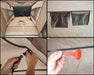 Overland Vehicle Systems 26019910 Portable Shower and Privacy Room Retractable Floor, Amenity Pouches 5x7 Foot Quick Set Up Overland Vehicle Systems - Truck Part Superstore