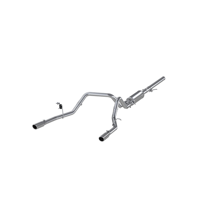 MBRP S5084409 3 Inch Cat Back Exhaust System Dual Split Rear T409 Stainless Steel For 14-18 Silverado/Sierra 1500 MBRP - Truck Part Superstore
