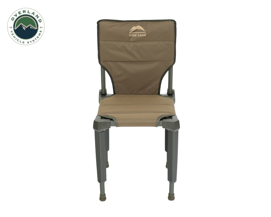 Overland Vehicle Systems 26029910 Camping Chair Tan with Storage Bag Wild Land Overland Vehicle Systems - Truck Part Superstore