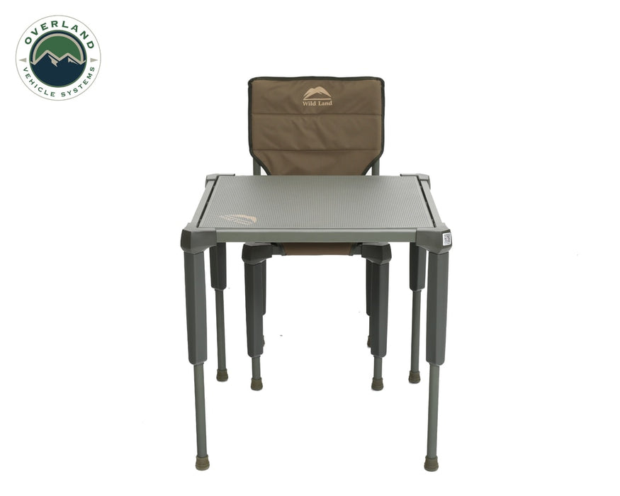 Overland Vehicle Systems 26039910 Camping Table Folding Portable Camping Table Small With Storage Case Wild Land Overland Vehicle Systems - Truck Part Superstore