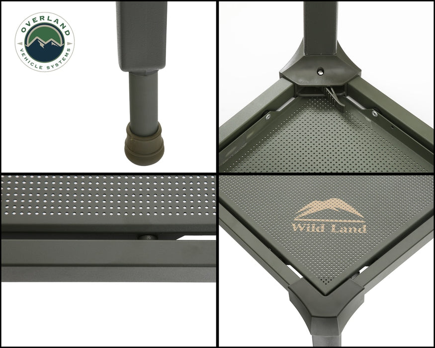 Overland Vehicle Systems 26039910 Camping Table Folding Portable Camping Table Small With Storage Case Wild Land Overland Vehicle Systems - Truck Part Superstore