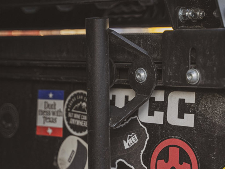 Cali Raised LED 26198985808 Toyota Truck Bed Rail Flag Pole Mount Powdercoat Black Cali Raised LED - Truck Part Superstore